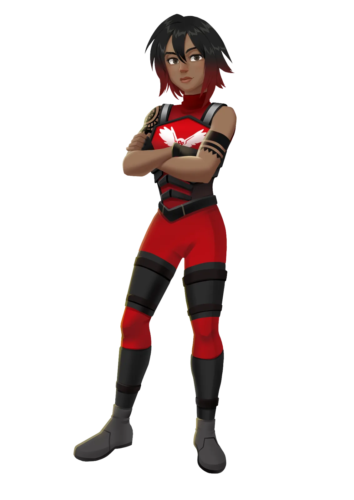 Cleo in Apex Academy armor